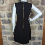 Kate Spade Dress Black Sicily Sleeveless Stretch Sheath Flare Skirt LBD Size 6 Photo 5