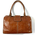 Patricia Nash  Brown Leather Floral‎ Hand Bag Photo 0