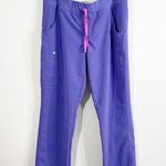 FIGS Kade Cargo Scrub Pants Amethyst Purple Large Photo 1
