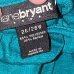 Lane Bryant  green blue shirt top Photo 1