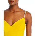 AQUA Rhinestone Strap Crepe Gown Size 16 Photo 1