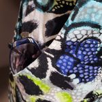 Alberto Makali  Beaded fringe neckline sheath dress with POCKETS Photo 6