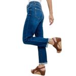 Judy Blue COOL SUMMER Hi-Rise Cuffed Boyfriend Jeans in Blue, Size 5/27 Photo 1