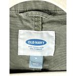 Old Navy  Canvas Field Jacket Women's M Olive Green Zip Gorpcore Pockets Military Photo 11