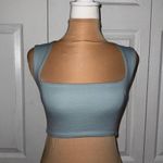 Danielle Guizio Guizo Celestial Stretch Top in Light Blue Size XXS NWOT Photo 0