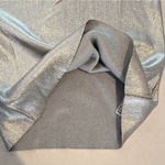 ZARA NWT!  Metallic Ribbed Mini Dress Photo 4