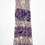 Anthropologie Abel The Label  Tiered Patchwork Maxi Dress Size XS Photo 1