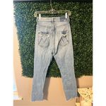 Mother The Dazzler Shift Chew Jeans Size 26 Misbeliever Blue Photo 2