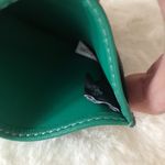 Coach Colored Denim Quilted Essential Card Case, Green Ivy Photo 3