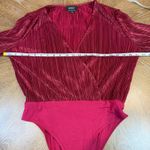 Bardot  Priscilla Bodysuit Deep Red Burgundy Size 8/Medium Christmas Holidays Photo 7