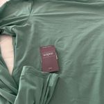 Aiden Y Sea Green Cotton Long Sleeve Bodysuit | Tops Photo 6