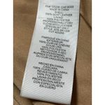 Joie  Women's Brown Goat Suede Leather High Rise Mini Flare A-Line Skirt Size 8 Photo 3