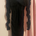 Windsor  Dress Black Mini Sequin Long Sleeve Photo 0