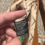 Moda Luxe  Tan Shoulder Bag with Suede Flap Photo 3