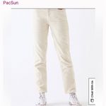 PacSun Corduroy Mom Jeans Cream Photo 1