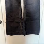 BKE Brie Flared Bootcut Trouser Style Jean Dark Wash Sequin Detail High Waist 28 Blue Photo 2