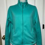 Under Armour Storm1 Jacket Fleece Full Zip Turquoise Semi Fitted ColdGear XL Photo 0