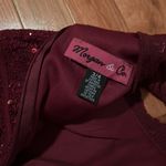 Morgan & Co . burgundy/ maroon mini dress Photo 6