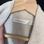 Altar'd State women's size S rayon linen short sleeved button down collared top Photo 2