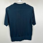 MM.LaFleur NEW M.M. LAFLEUR Mia Top in Deep Sea Womens Small Silk Jersey Short Sleeve Shirt Photo 7