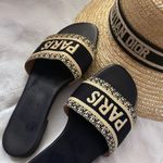 Lavishly Paris Women’s City Paris Black Slides Size: 8 Multiple Photo 7