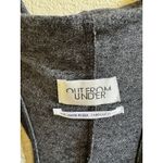 Out From Under Womens Sz M Sleevless Pant Jumpsuit Bib Gray Jumper Photo 7