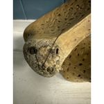 Fioni -90's/Y2K Vintage, Brown, Leather, Floral, Open Toe Heel Size 8 *READ Photo 7