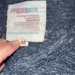 Pressbox Penn State Nittany Lions Striped V-Neck Shirt Heathered Navy Medium Pre Owned Photo 4