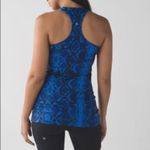 Lululemon Cool Racerback Tank Top Mini Ziggy Snake Pipe Dream Blue Small Photo 1