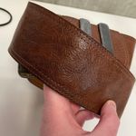 Vintage Comme Des‎ Faus Brown Leather Belt Photo 4
