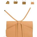 Glass Ladder Co Yellow Leather Crossbody Bag Tech Organizer NWT but FLAWED Photo 3