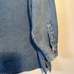 basic editions  Denim Button Down Shirt Vintage Womans XL Photo 10