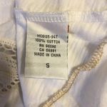 Kenar  small white and beige short sleeved top Photo 4