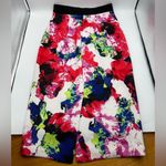 Milly  Bright Floral Midi Pencil Skirt Photo 3