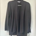 Retrology Open Front Cardigan Black Size L Photo 0