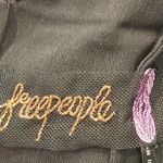 Free People {4}  Black Night Queen Floral Lace Collar Neck Cocktail Dress Photo 12