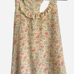 Candie's  Y2K Style Racer Back Tank Floral Size Women's Medium Photo 0