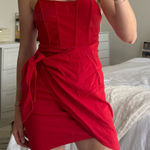 Hello Molly  Red Corset Strapless Mini Dress Brand New, never worn Photo 0