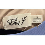 Eliza J  Blue Nude Laser Cut Mini Dress Photo 3