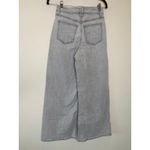 On 34th Wide Leg High Waist Light Gray Jeans Sz 2 26 Boho Indie Photo 3