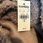 EXPRESS 3/$15  teddy fly away jacket nwt Photo 4