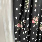 NWT Doublju Womens Black Polka Dots Spaghetti Straps Wide Photo 5