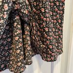 SheIn  Curve Size 4X Black Pink Floral Elastic Waist Flowy Mini Skirt Photo 3