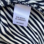 Banana Republic Stripe Side Rouched Dress 3/4 Sleeve White Navy Size Medium Photo 7