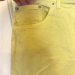 Everlane Yellow Denim Shorts W30 High Rise Organic Cotton Casual Vacation Resort Photo 6