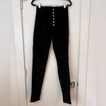 Veronica Beard  Debbie Velvet High Rise Skinny Jeans in Black Photo 3