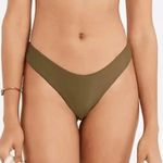 J.Crew New Green Curved Waist Cheeky Bikini Swim Bathing Suit Bottom Size XXL Photo 1