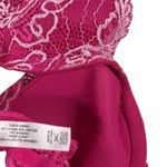 Victoria's Secret Victoria’s Secret Bra Womens 34C Pink White Underwire Sexy Lace Barbie Coquette Photo 3