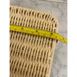 Woman's Straw Vintage Basket Crossbody Purse Photo 6