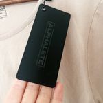 Alphalete Lifestyle Fit Short Sleeve Shirt Size Small NEW Mauve Beige Color Photo 4